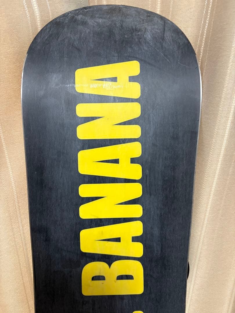 10周年リブテックスケートバナナ152 ×ベントメタルロジック M スノボ