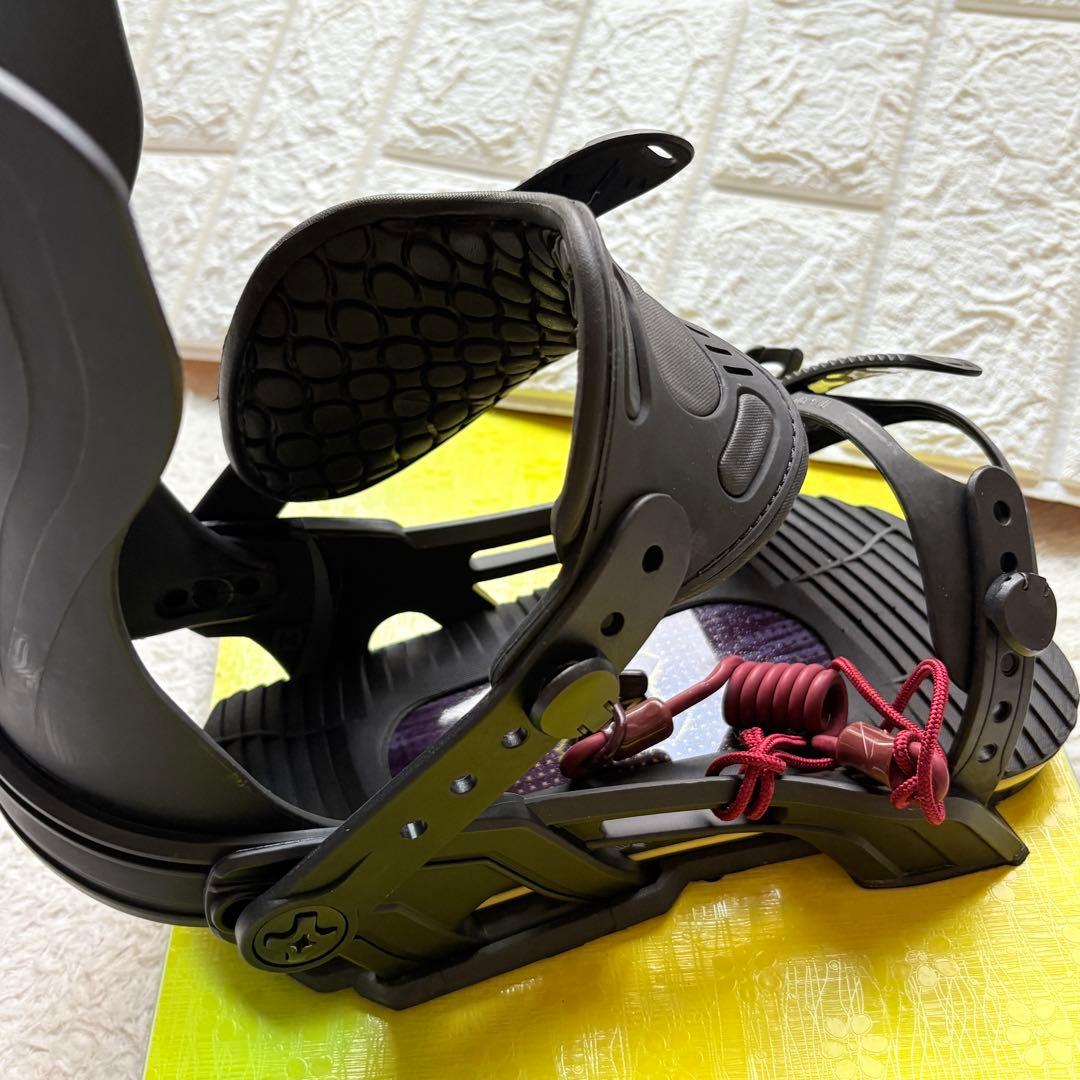 10周年リブテックスケートバナナ152 ×ベントメタルロジック M スノボ