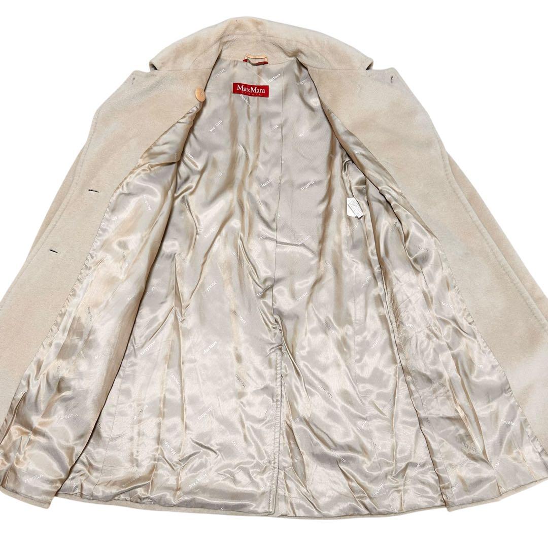 マックスマーラステュディオ ミドル丈コート アンゴラ ウール【L