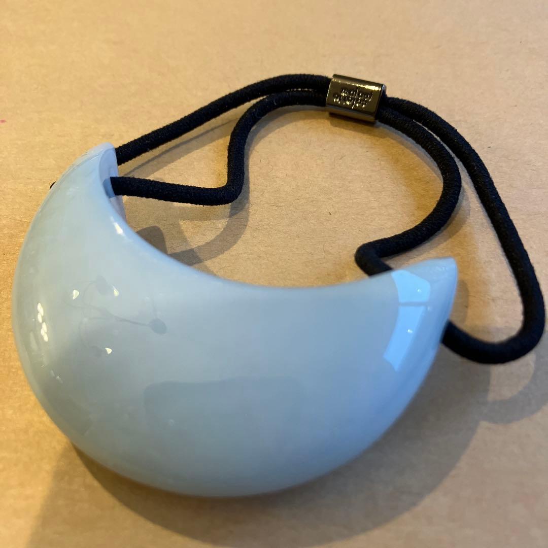 美品コレットマルーフアクリルポニー水色ブルーグリーンヘアバー