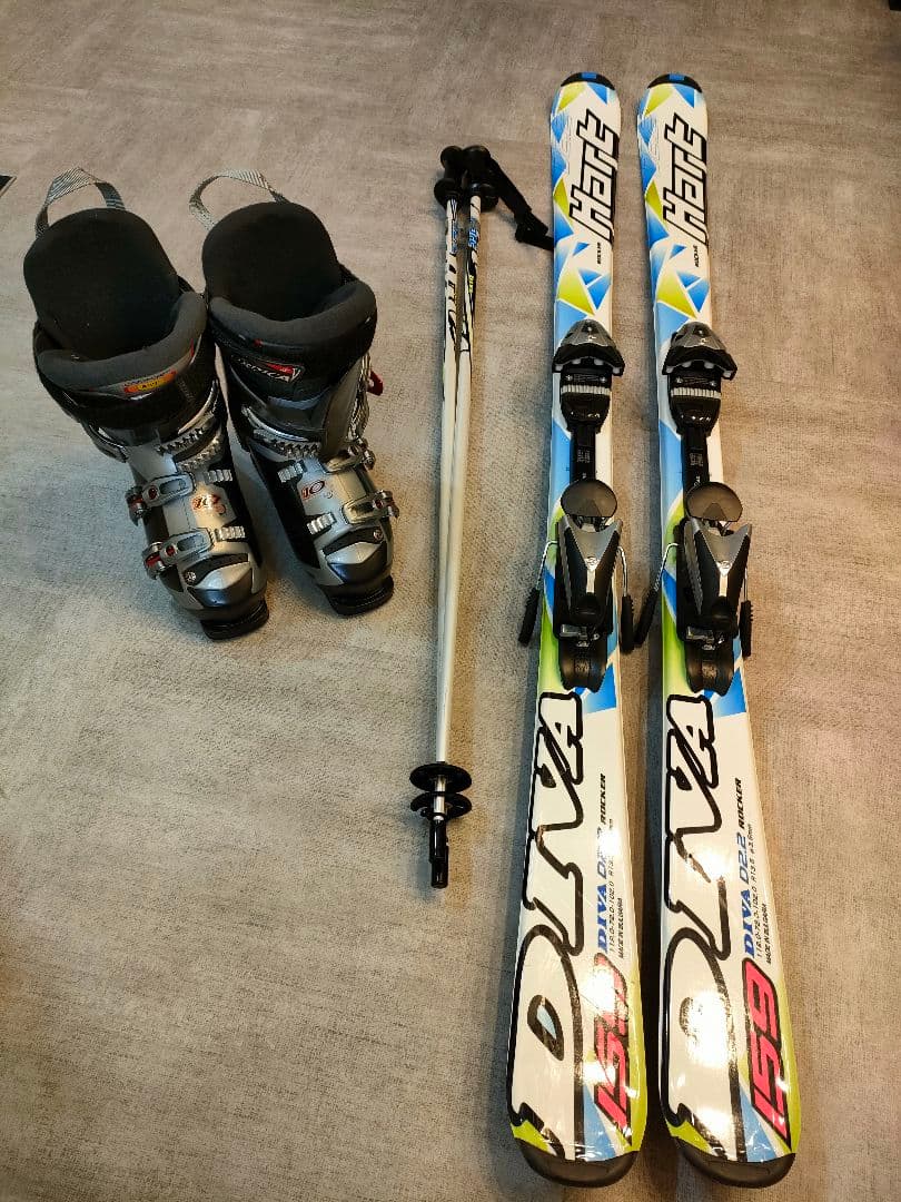 HARTスキー板 NORDICA スキーブーツセット Hart（ハート） INNOCENCE RC TEAM ＆ HART Hart Frozen JG 板＋