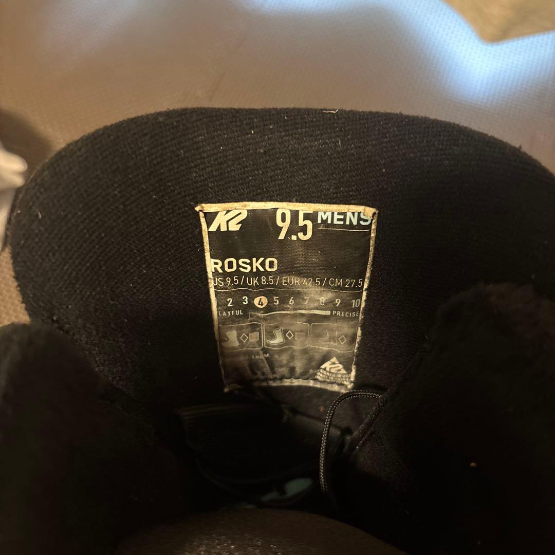 K2 スノーボードブーツ ROSKO 27.5cm