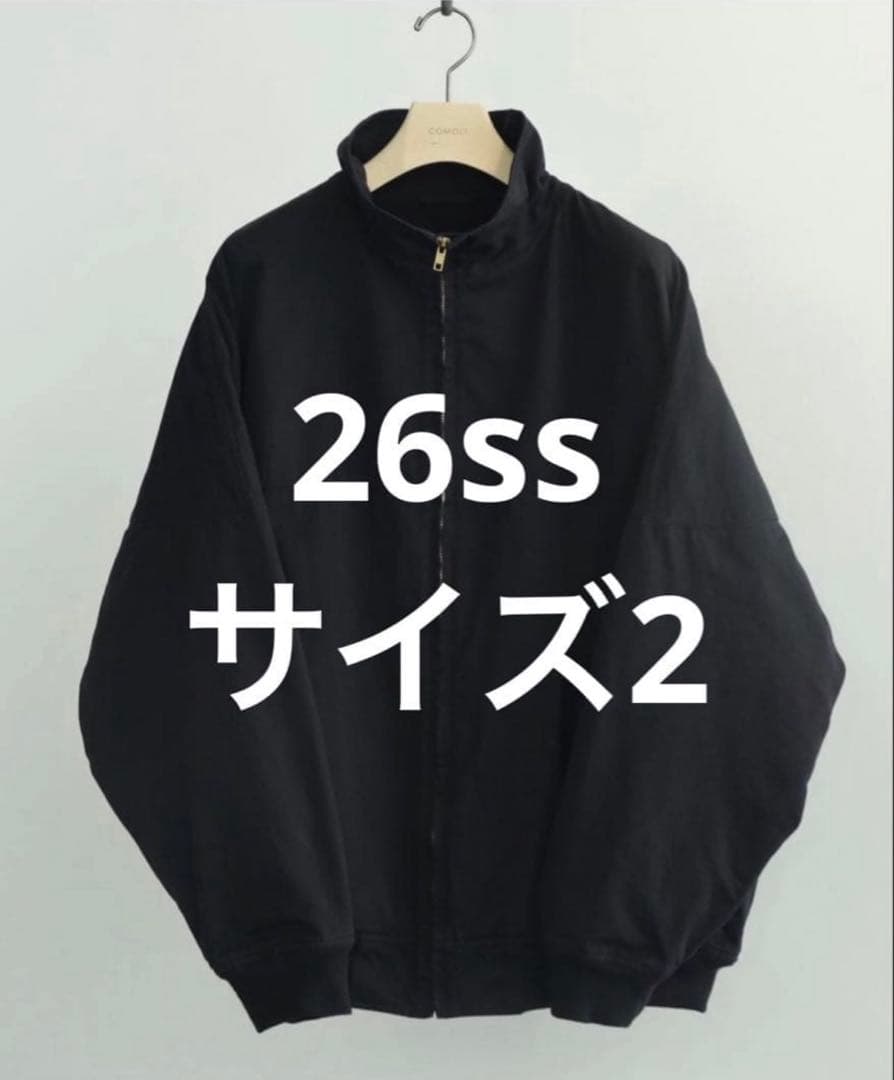 新品 26ss COMOLI ポストワークツイルキャップショルダーブルゾン 2