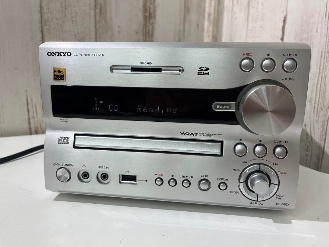 ONKYO NFR-9TX CD・ラジオ・Bluetooth対応 Amazon.co.jp: ONKYO CD/SD/USBレシーバー NFR-9TX(S) : 家電＆カメラ