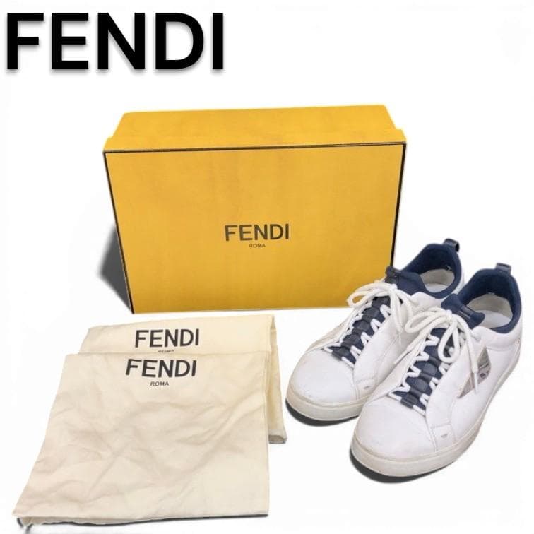 定価10万 フェンディ FENDI バグズ スニーカー 7E1021 FENDI（フェンディ） 7E1021 バグズ モンスター スニーカー メタルアイ