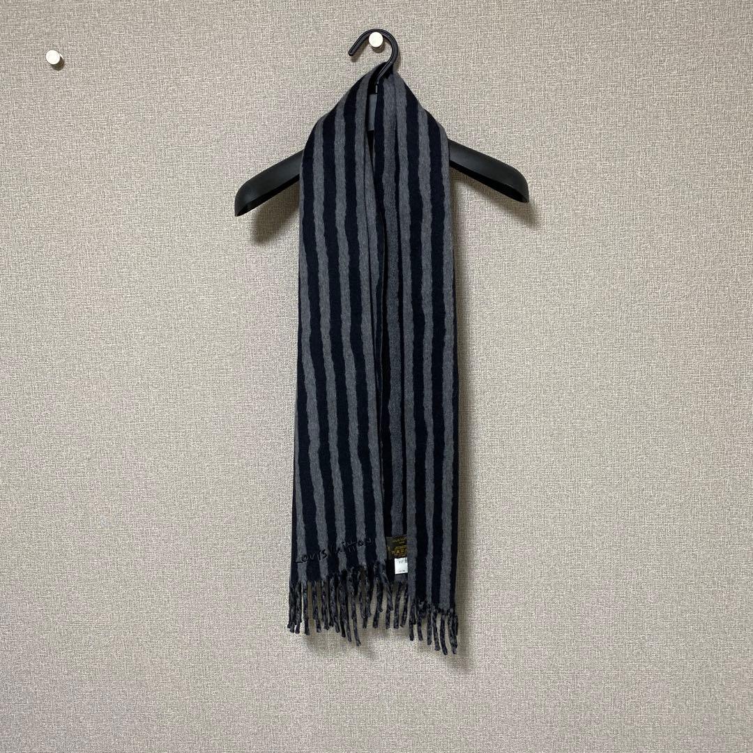 Louis Vuitton ストライプマフラーカシミア