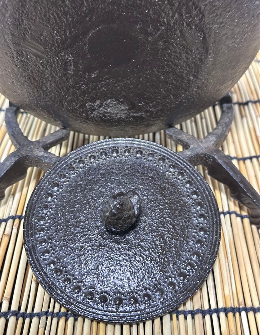 未使用品、供箱付 岩手県奥州水沢幸工芸 現代の名工 佐藤勝久造 丸平型