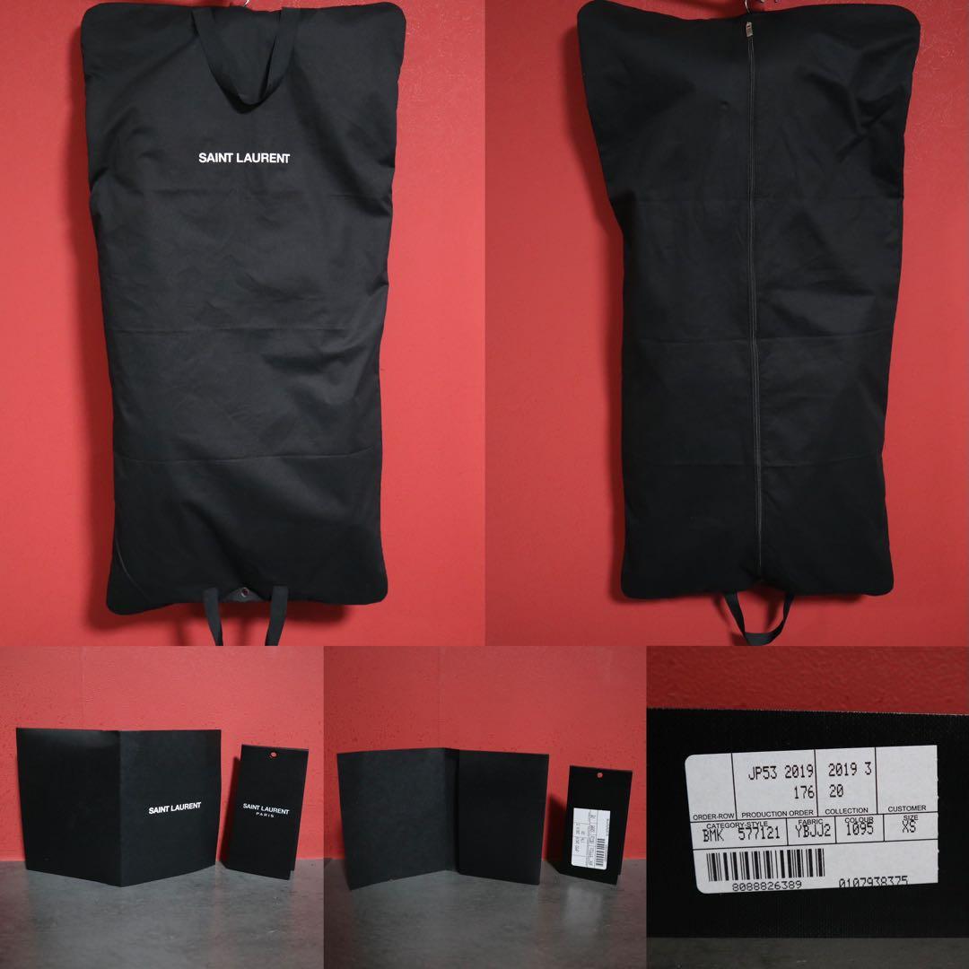 美品】SAINT LAURENT PARIS 裏地ボア ファー モッズコート