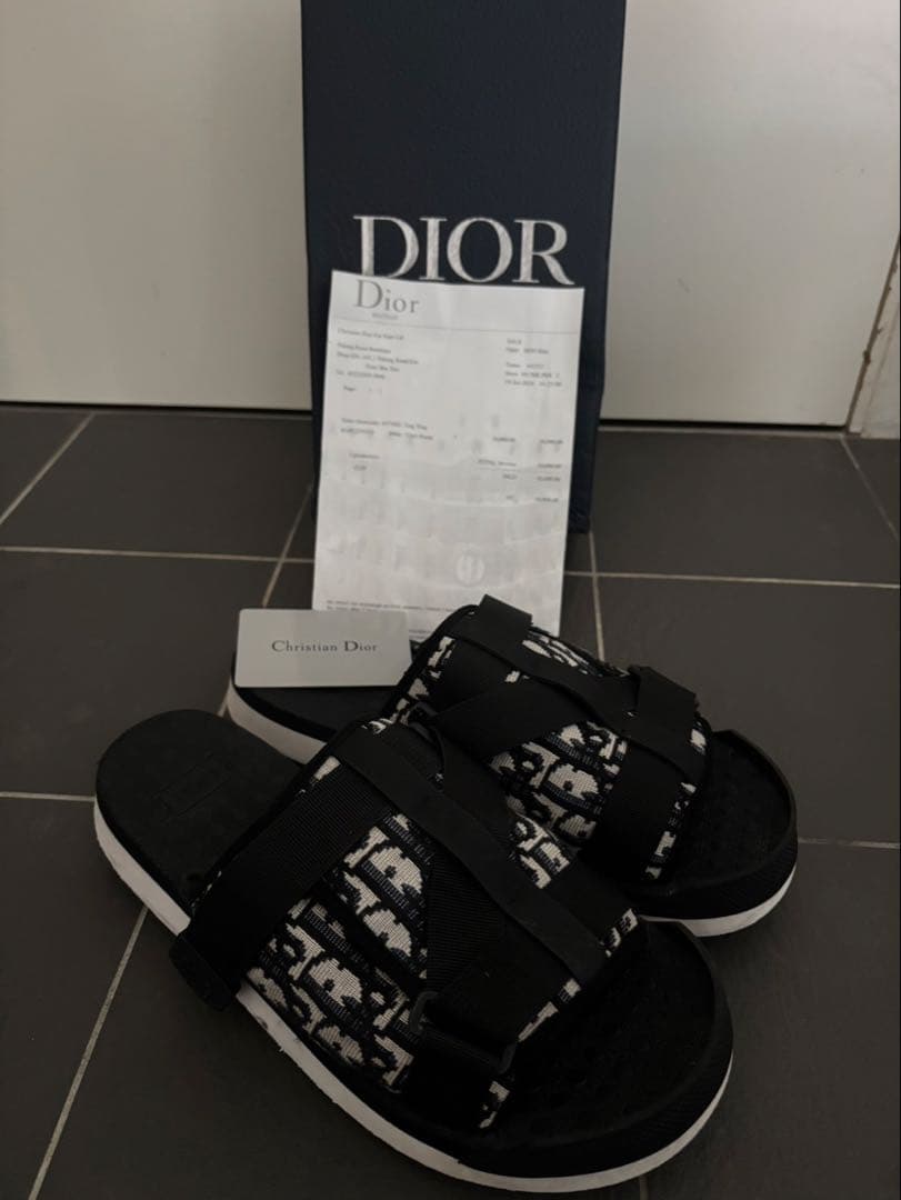 DIOR HOMME オブリーク ALPHA サンダル slide - メルカリ