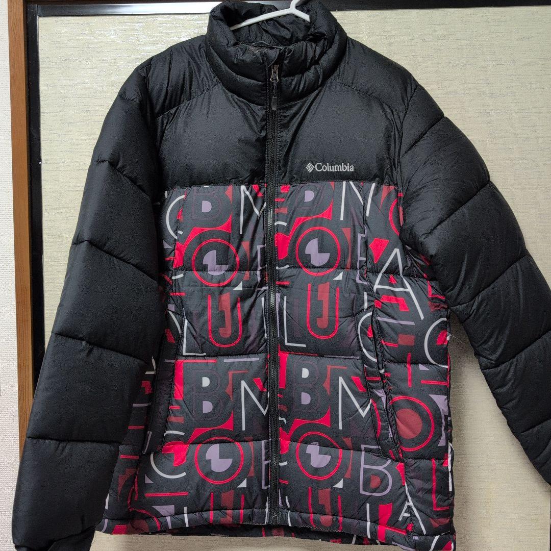 Columbia ダウンジャケット Lサイズ ブラック/レッド Columbia（コロンビア） メンズ アウター ダウンジャケット スキー