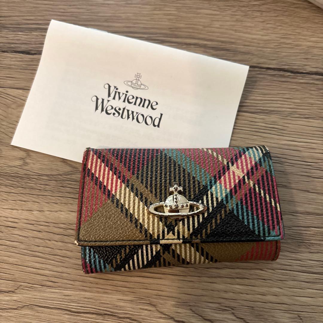 Vivienne Westwood チェック柄キーケース - メルカリ