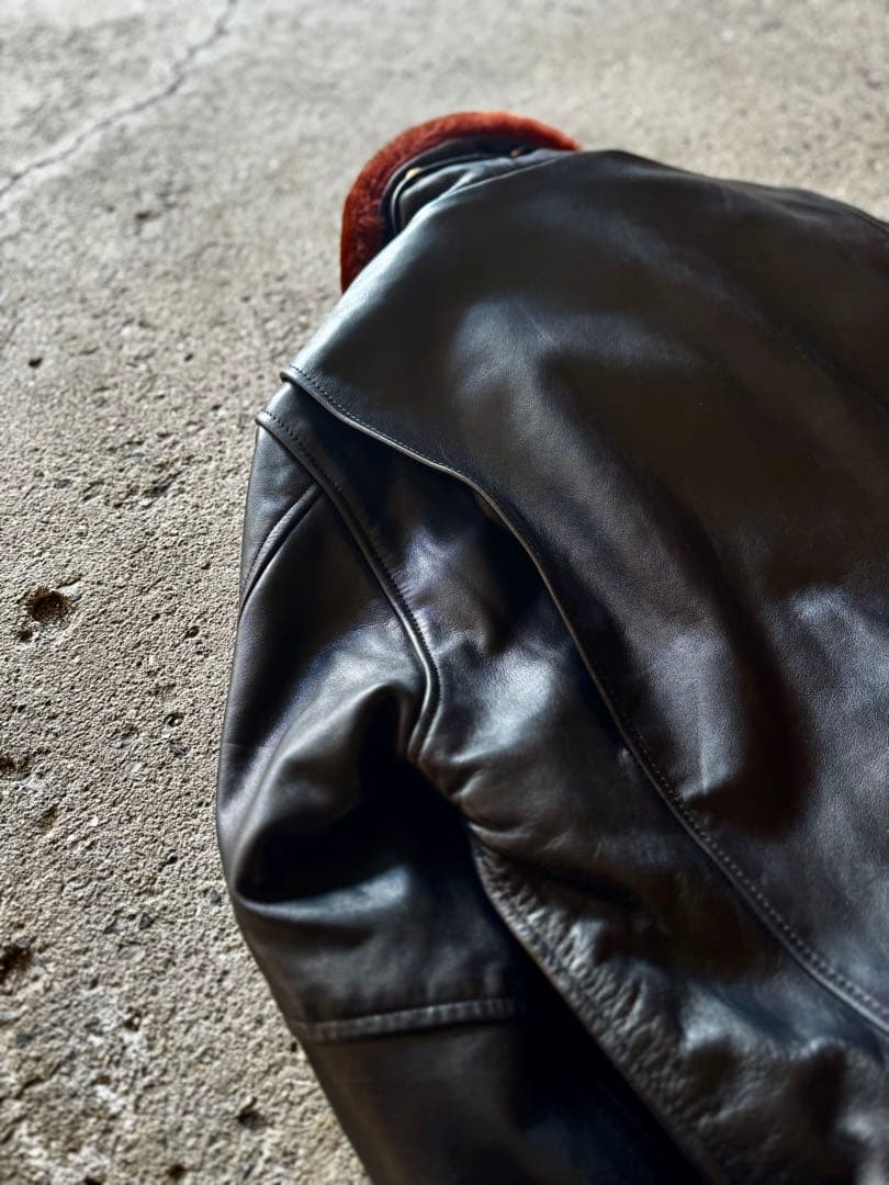 よ*じ様 上質牛革 ハーレーダビッドソン ポリスマン レザージャケット