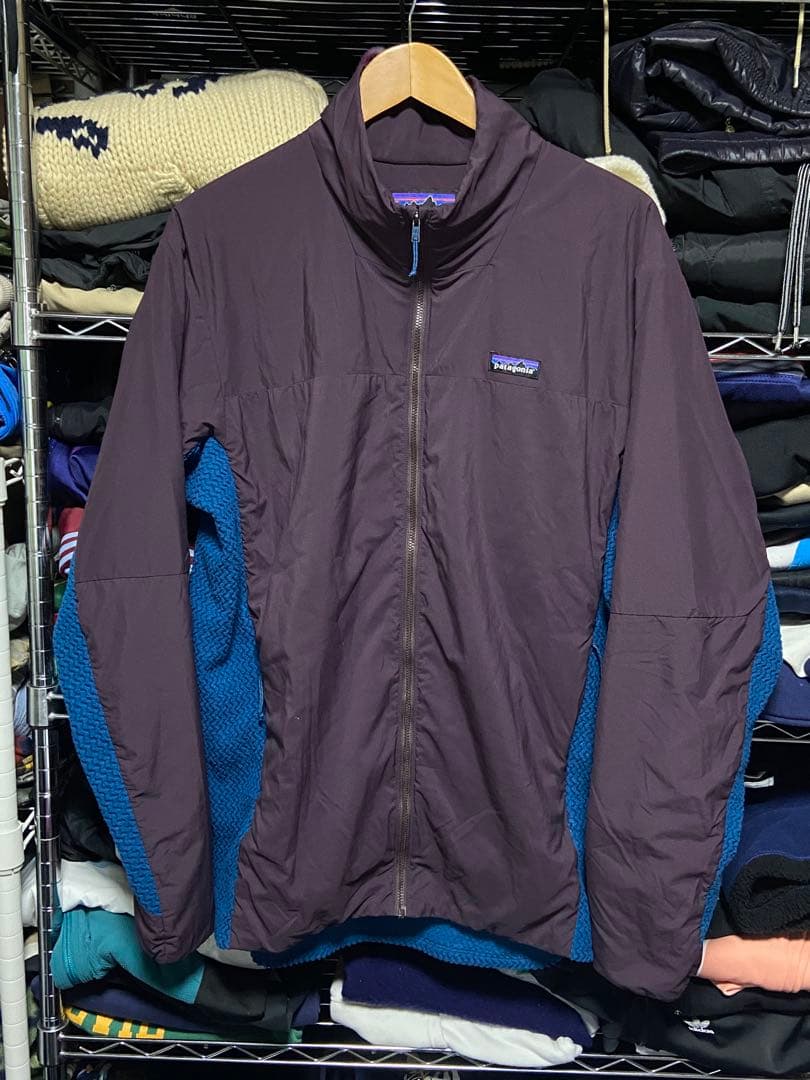 美品 patagonia メンズ・ナノエア・ライト・ハイブリッド・ジャケット メンズ・ナノエア・ライト・ハイブリッド・ジャケット - パタゴニア