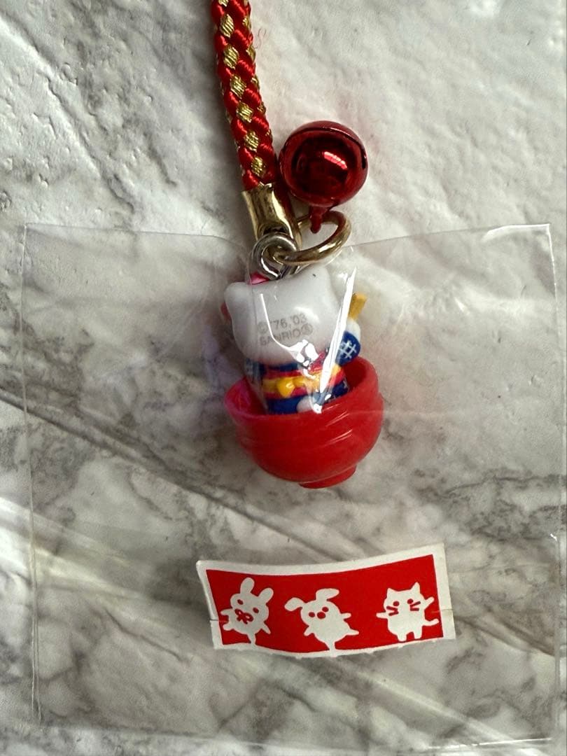 ご当地ストラップ ハローキティ 銀座カンカン娘 岩手 福島 新潟 その他