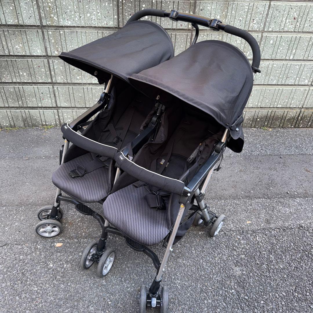 Combi ベビーカー ツインスピン コンビ 双子 2人乗り 横型 折りたたみ