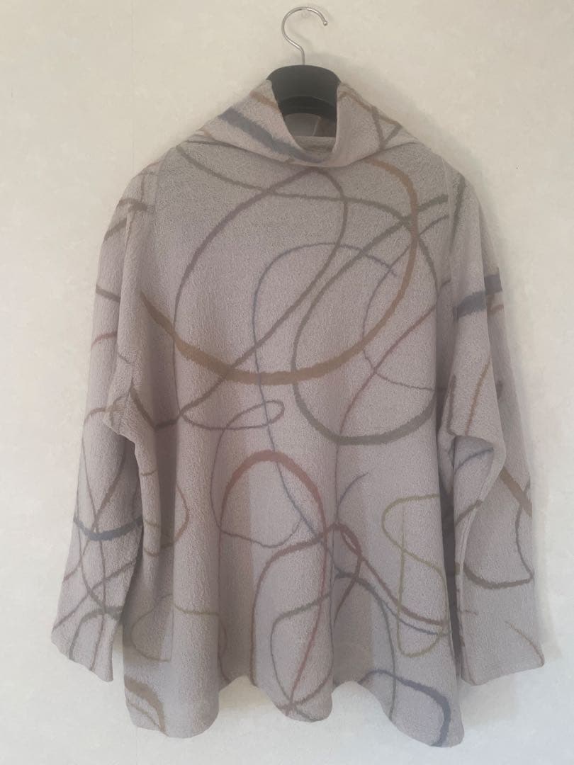 ヨーガンレール☆毛☆ウールインターシャ”の素敵なオフタートルプルオーバー ヨーガンレール☆毛☆ウールインターシャ”の素敵なオフタートルプル