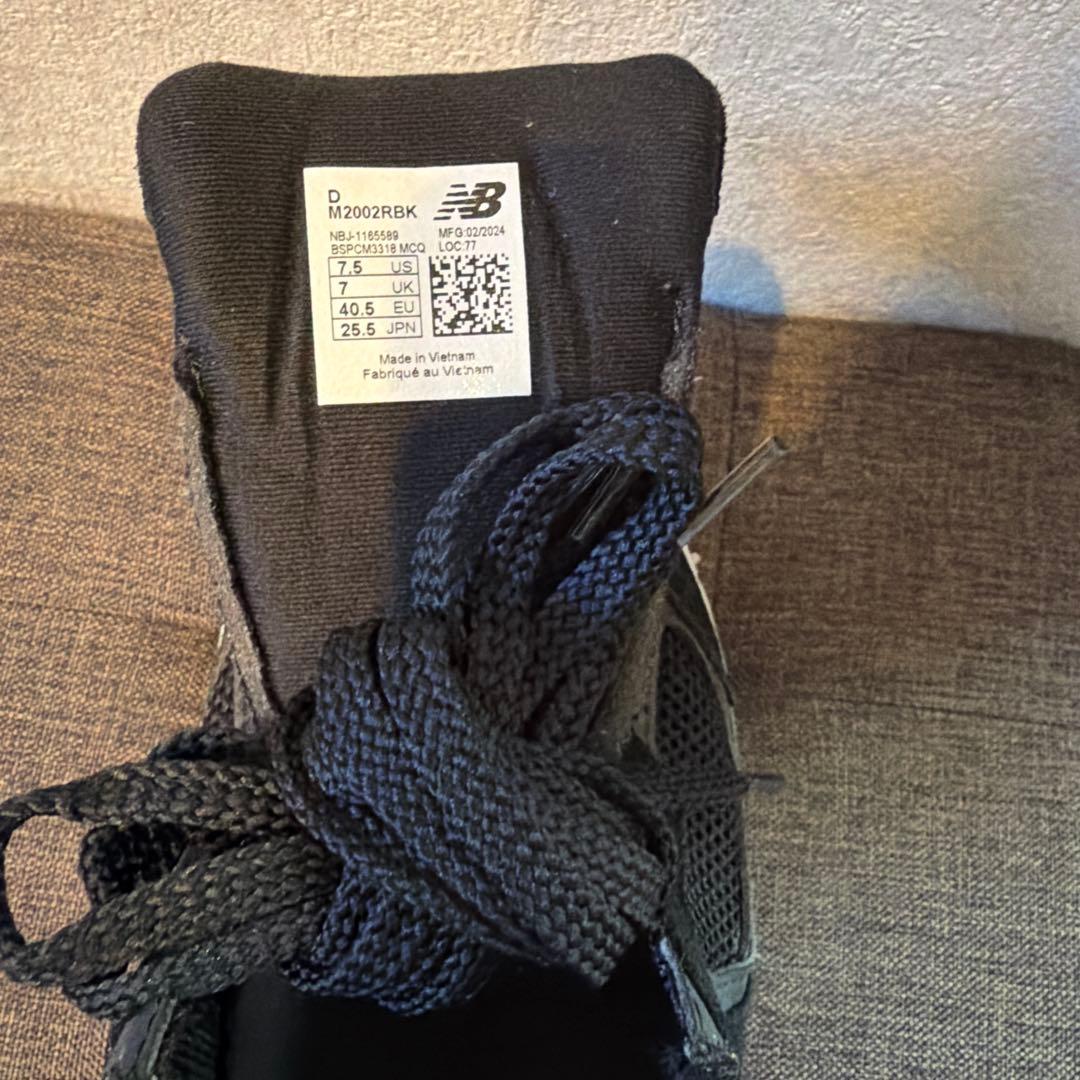 New Balance ニューバランス M2002RBK 25.5cm ブラック