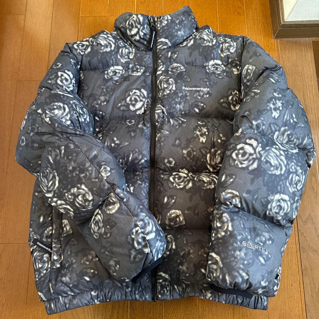thisisneverthat 花柄ダウンジャケット - メルカリ