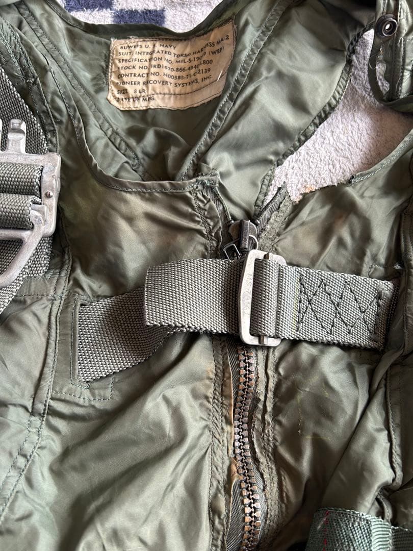 ベトナム戦争 米軍実物 MA-2 パイロットトルソーハーネス - メルカリ