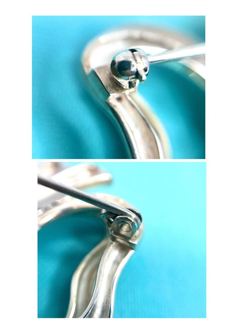 ティファニー リボン ダブルリボン 蝶 ブローチ シルバー 925 希少