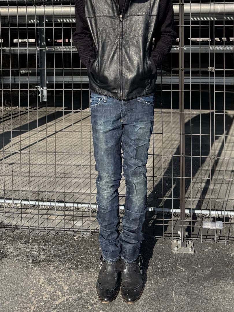 Dior homme 似 コーティング デニム archive - メルカリ