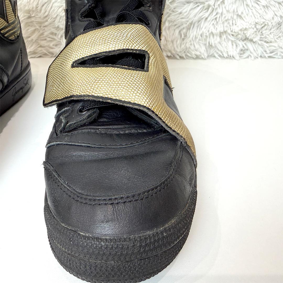 アディダス オリジナルス ジェレミースコット ブラック ゴールド 28.5cm