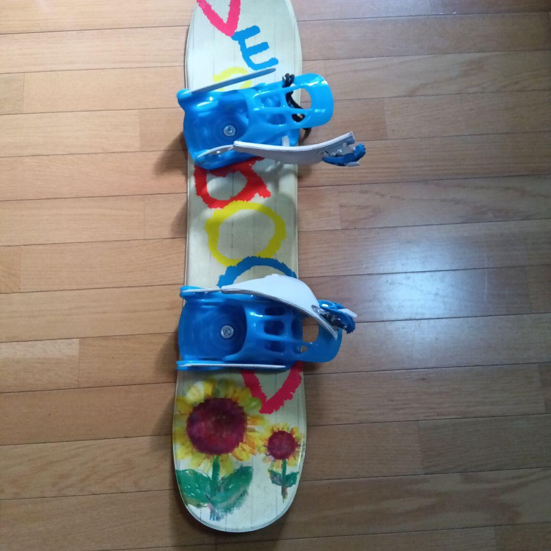 カラフル花柄スノーボードキッズ　90センチ カラフル花柄スノーボードキッズ 90センチ