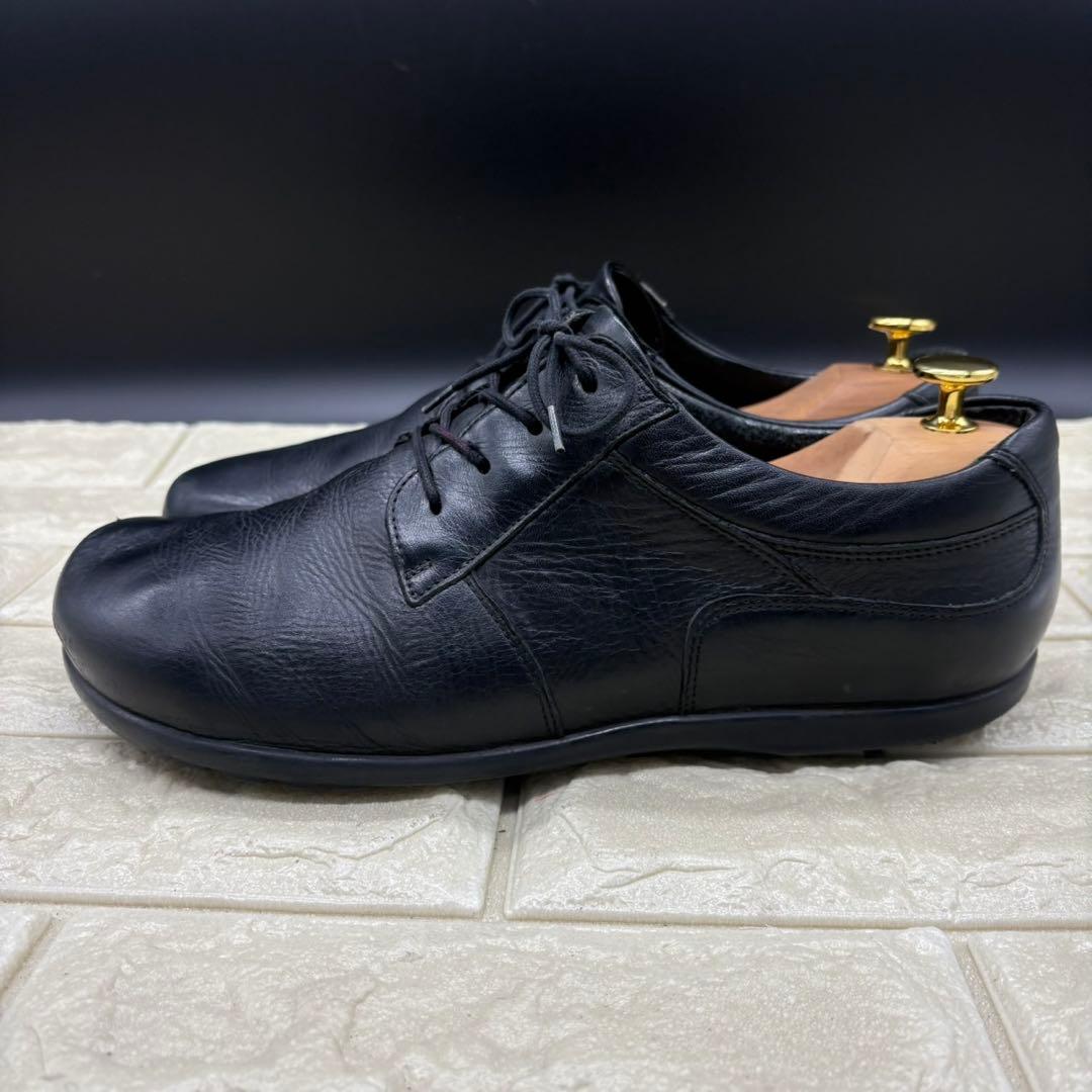 良品】ビルケンシュトック レザーシューズ ダービー プレーントゥ 27 黒