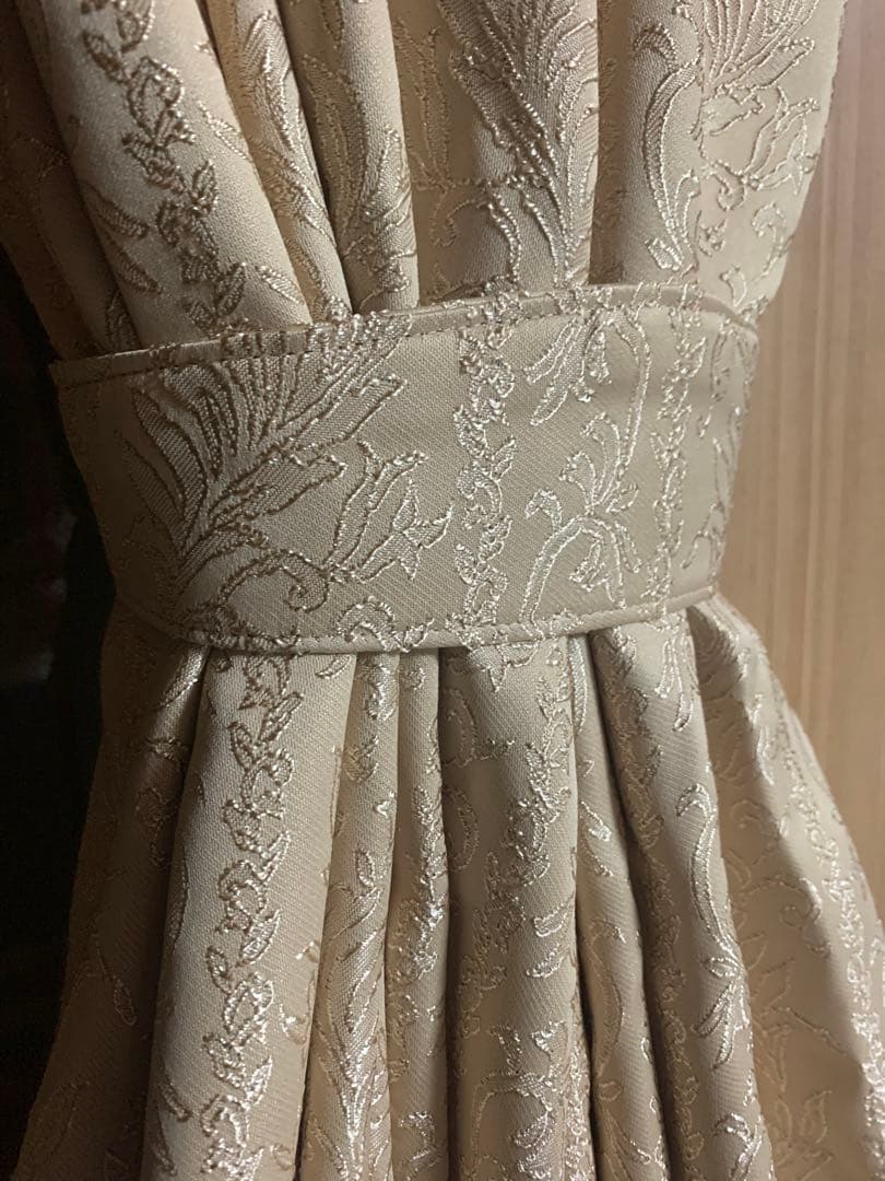 スミノエ】ドレープカーテン 形態安定加工