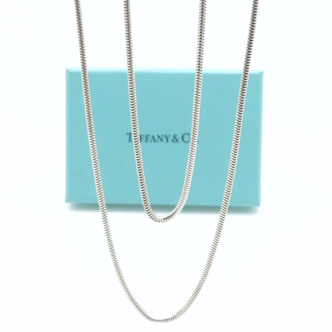 ティファニー ロング スネーク チェーン シルバー ネックレス HH303