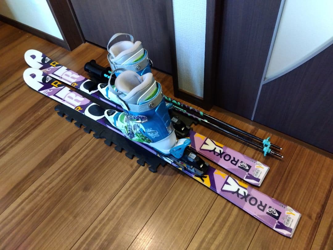 ♡女子に人気♡ROXY/学生・レディース用/スキーセット/メンテ・WAX済