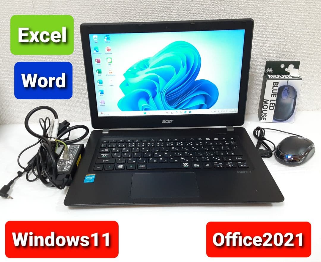 acer ノートPC Windows11 Office2021 エクセル ワード