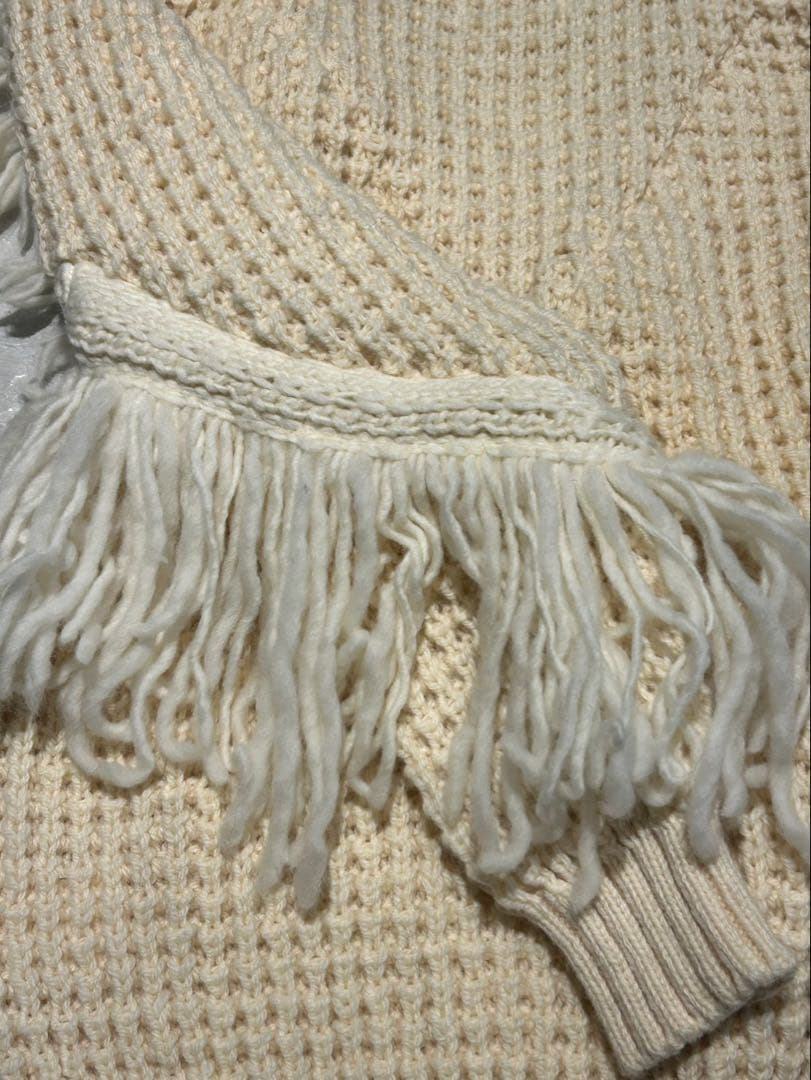未使用ナナナナサーカ77circa リメイクケーブルフリンジニット - メルカリ