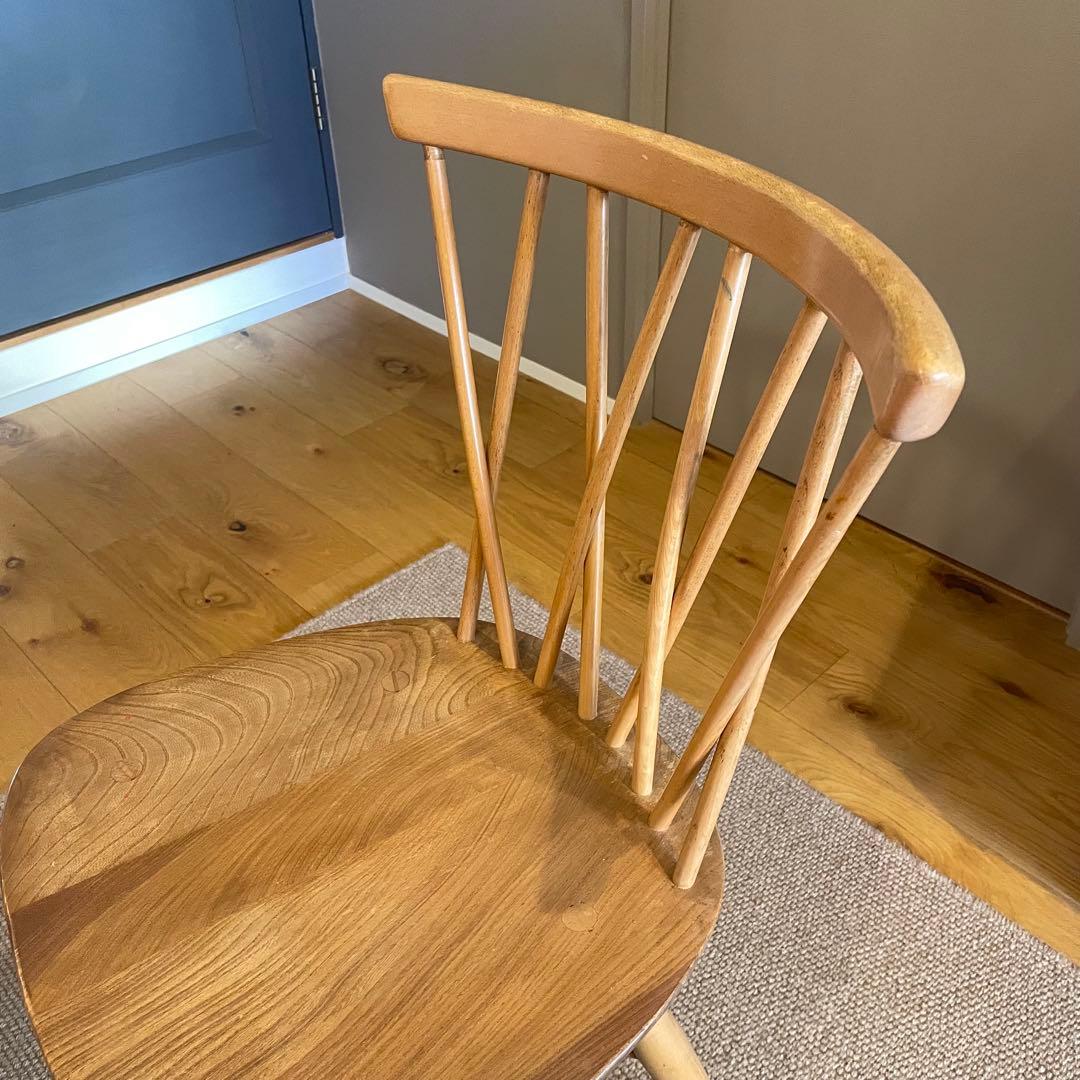 4444v42e様専用 アーコール クロスバックチェア 刻印ラベルあり - メルカリ