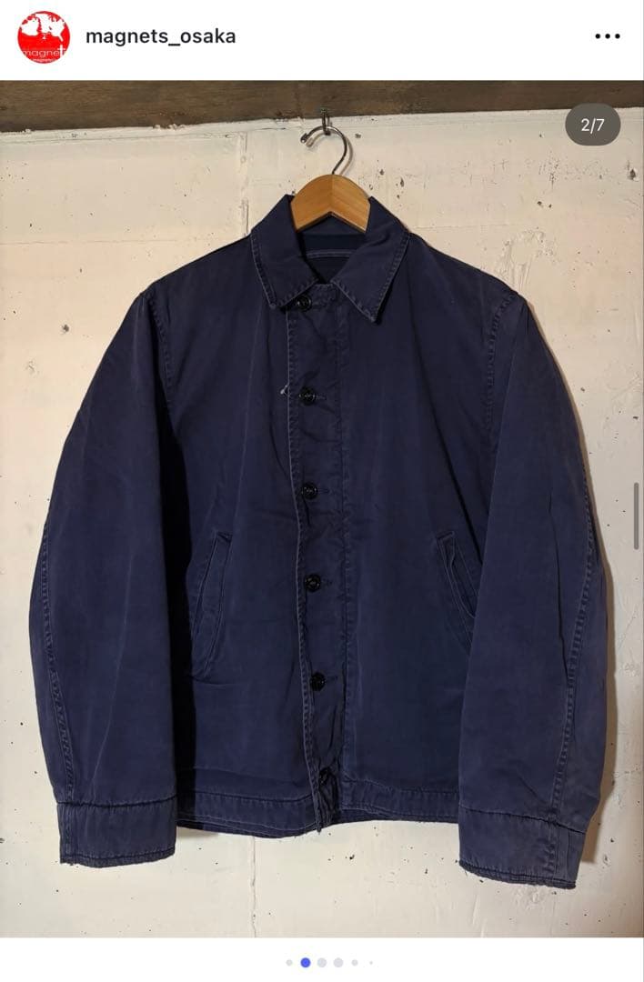 ジャケット・アウター 60s U.S.NAVY Utility jacket