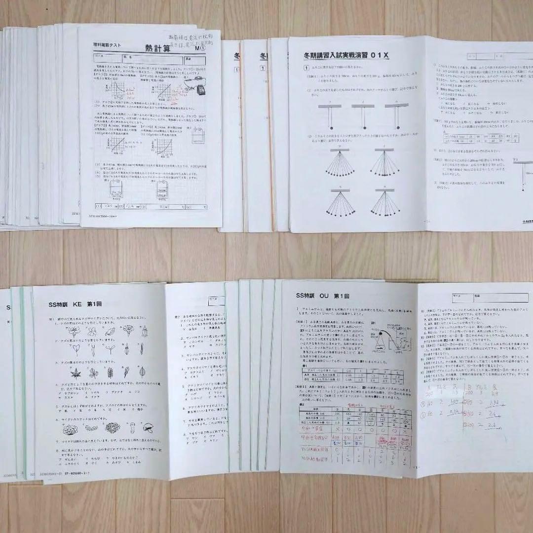 2024年受験 SAPIX サピックス 6年生 テキスト 理科 1年分他