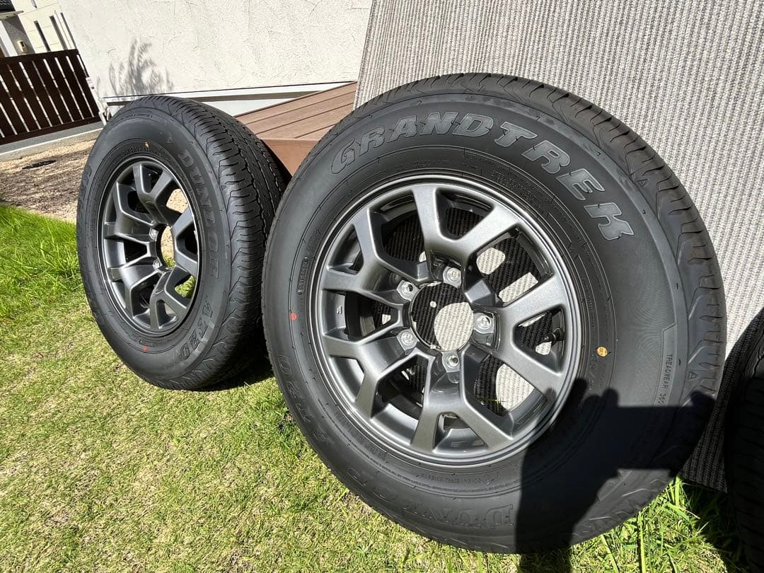 スズキ ジムニーシエラ ほぼ新車外し 純正ホイールタイヤ4本セット 検