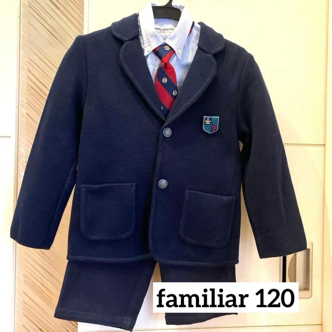familiar フォーマルスーツセット ネイビー - メルカリ