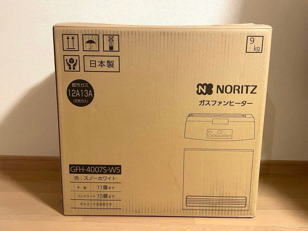 【新品未使用】NORITZ ガスファンヒーター GFH-4007S-W5-13A 楽天市場】【メーカー保証付き】ノーリツ ガスファンヒーター GFH