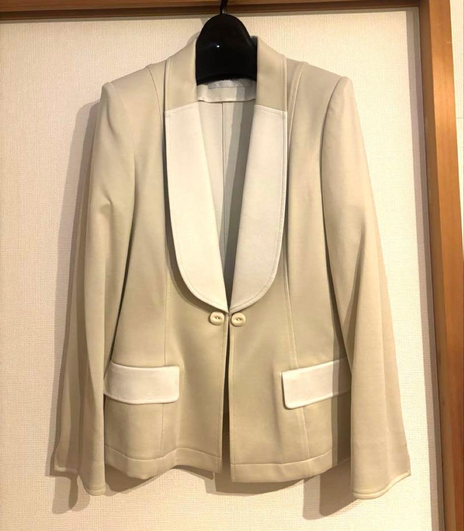 極美品】miss ashida ジャージーへちま襟ジャケット Mサイズ - メルカリ