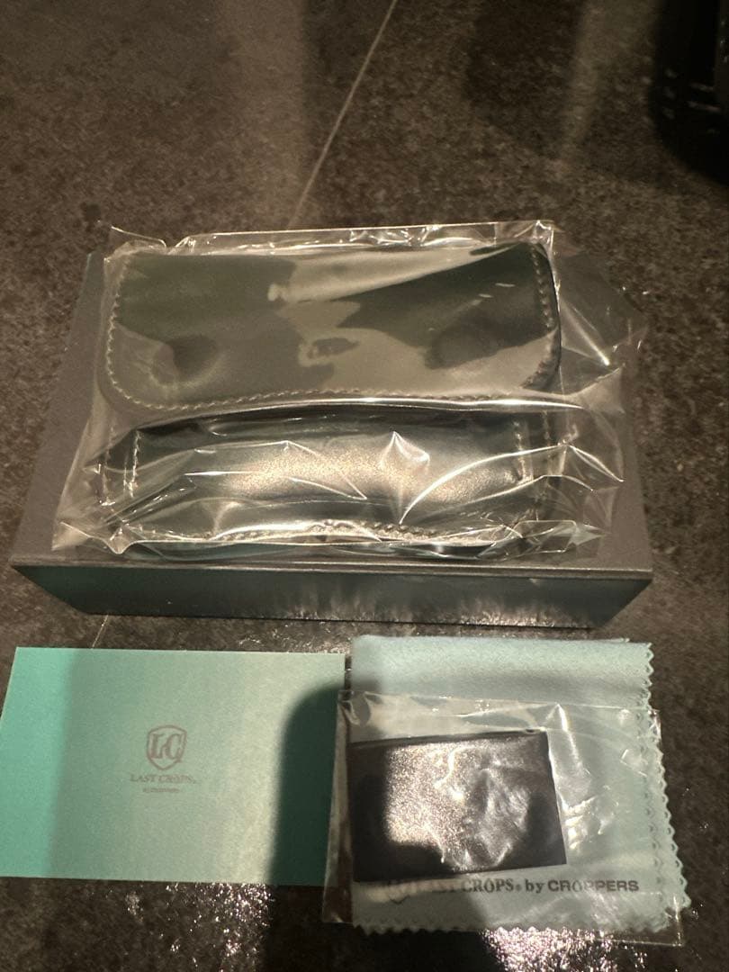 かがみさま専用 ラストクロップス　タング　シェルコードバン 美品 LAST CROPS ラストクロップス タング シェルコードバン コイン