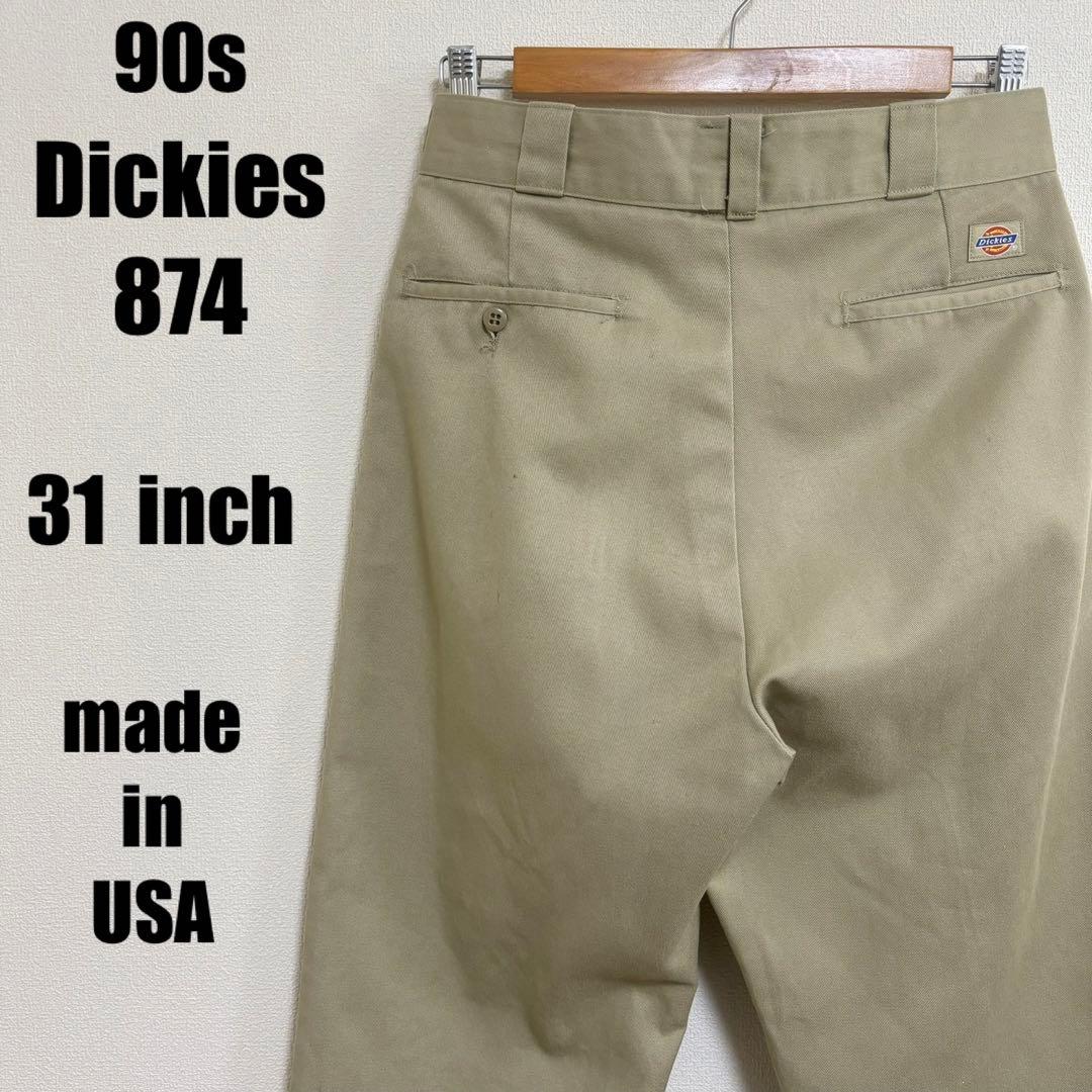90s Dickies ディッキーズ 874 ワークパンツ チノパン USA製 - メルカリ