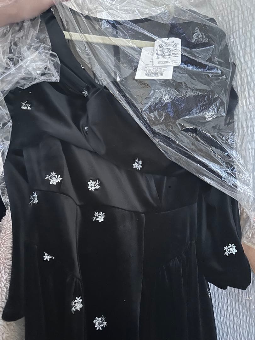 Belmont Floral Velour Dress タグ付き - メルカリ