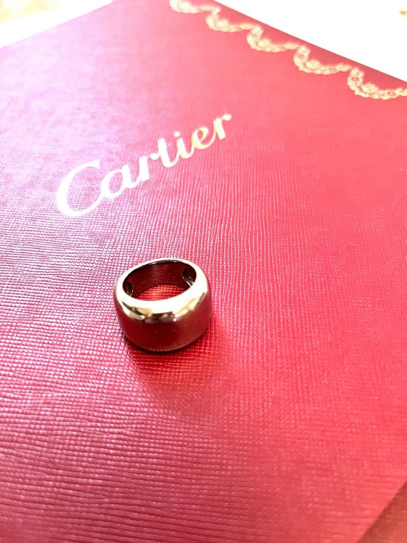 希少　Cartier ヌーベルバーグ　ホワイトゴールド　リング　#51 Cartier（カルティエ） ヌーベルバーグ リング 指輪 10.5号 18金 K18