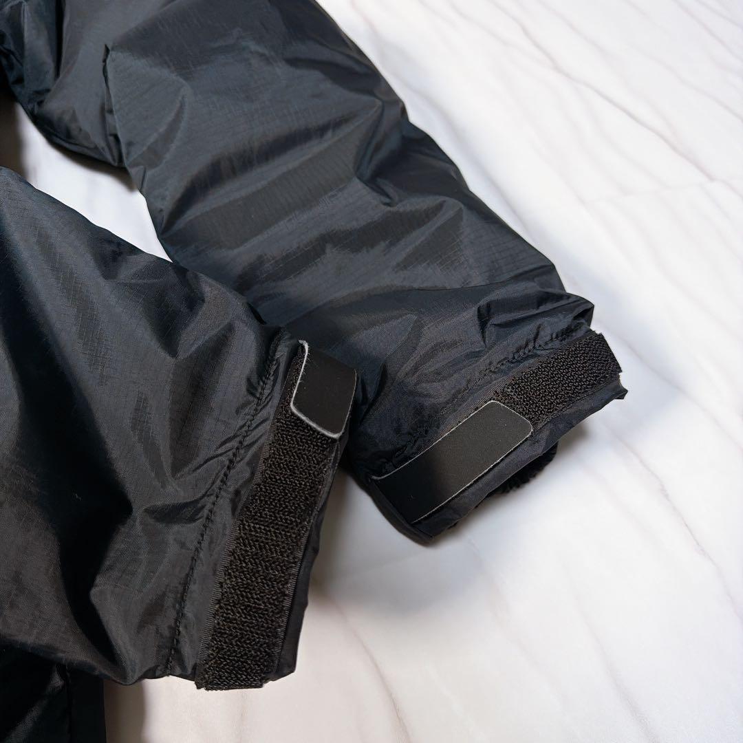 《美品》ナンガ オーロラテックス ダウンジャケット フード ブラック Lサイズ