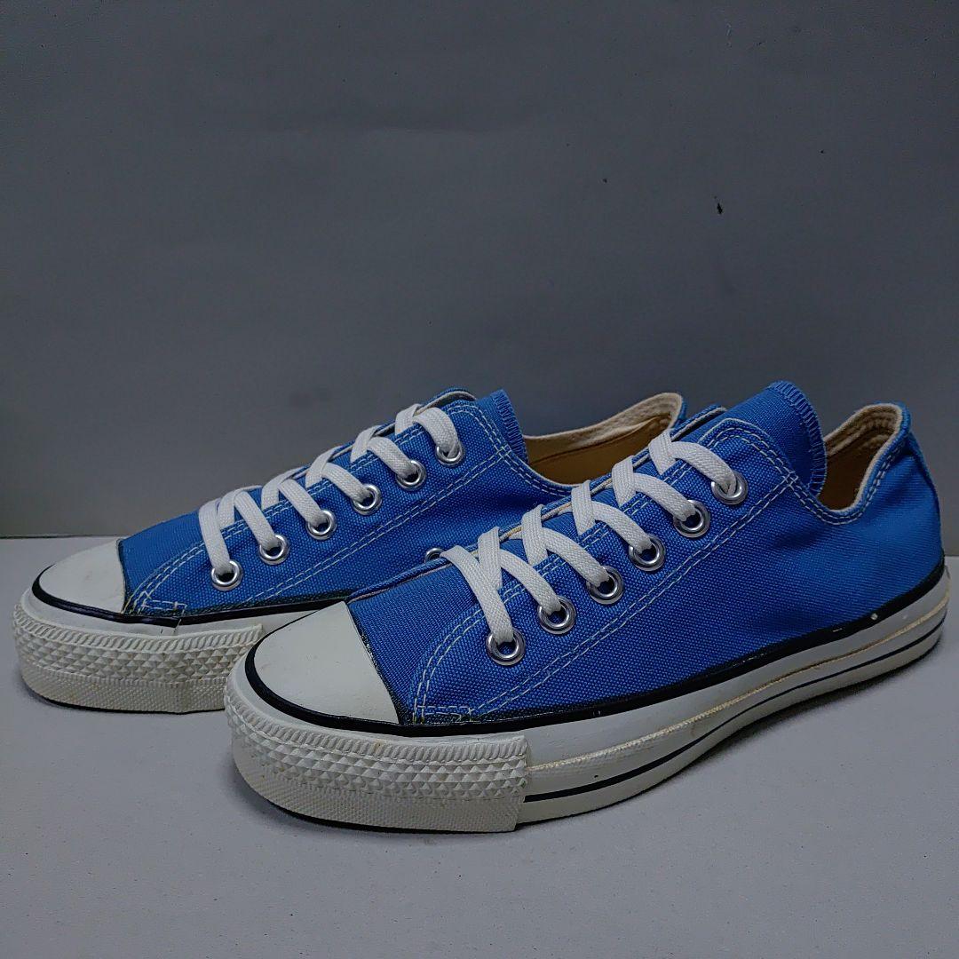 コンバースUSA製80sオールスターローALL STAR Lo青24㎝ブルー新品
