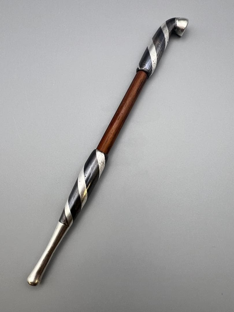 銀製　煙管　キセル　銀細工　アンティーク　重量約39g Yahoo!オークション -「煙管 キセル 銀」(その他) (喫煙グッズ)の落札