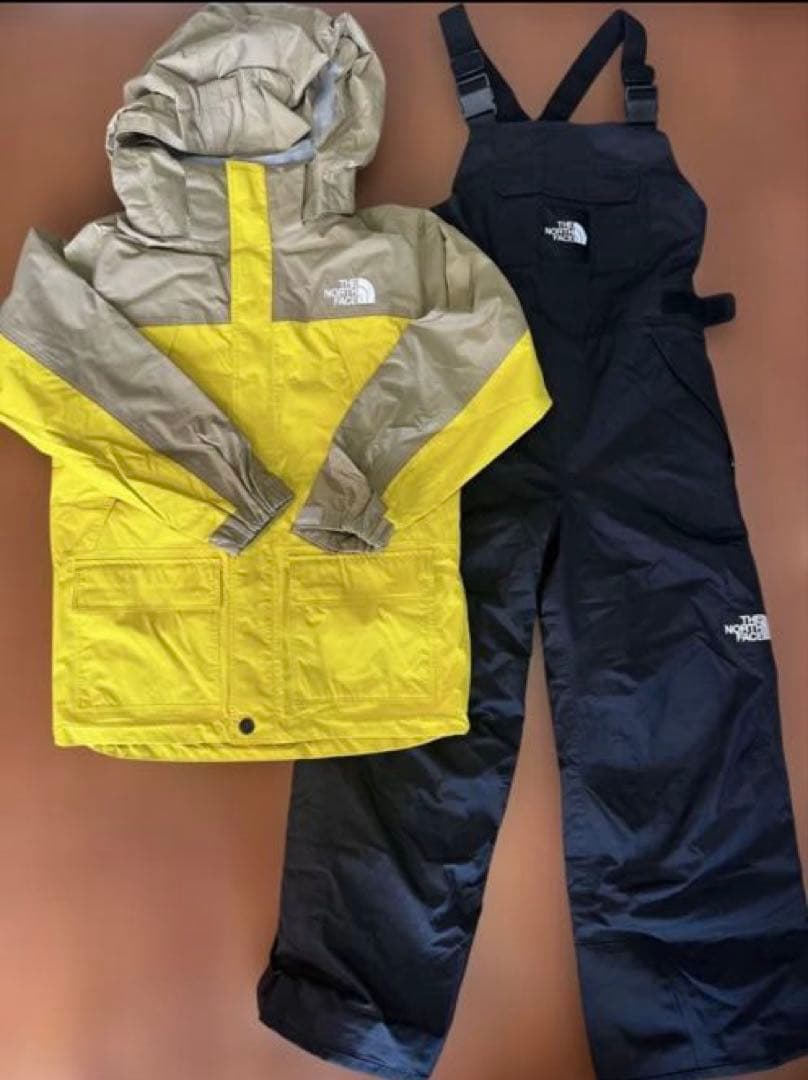 美品】THE NORTH FACE スキーウェア 上下セット ビブパンツ - メルカリ