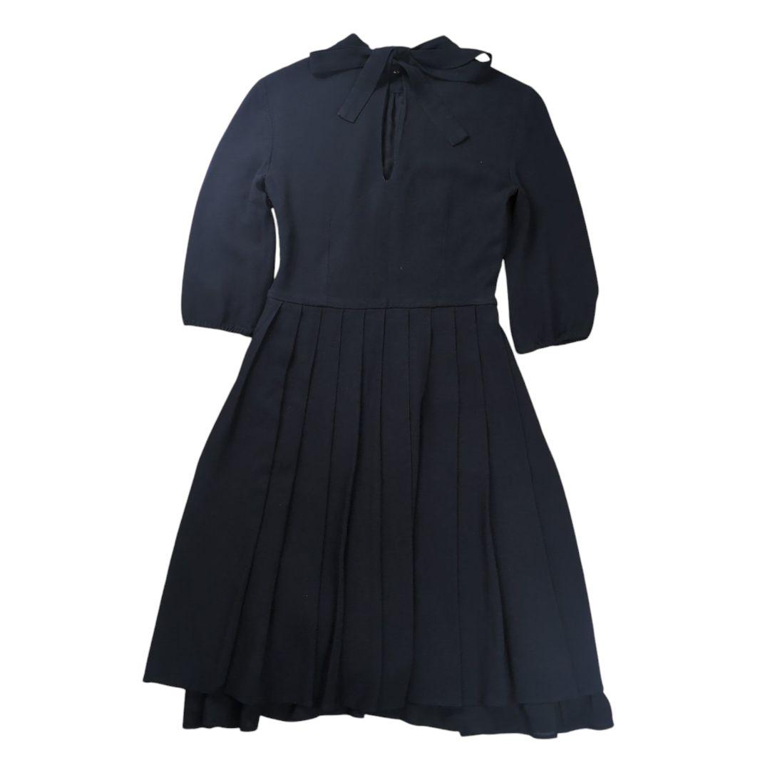 希少】PRADA ボウタイ プリーツ ワンピース - メルカリ