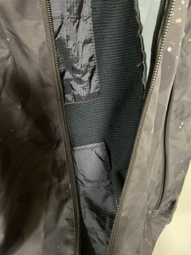 final home 多重ジップナイロンジャケットS ファイナルホーム ドット柄